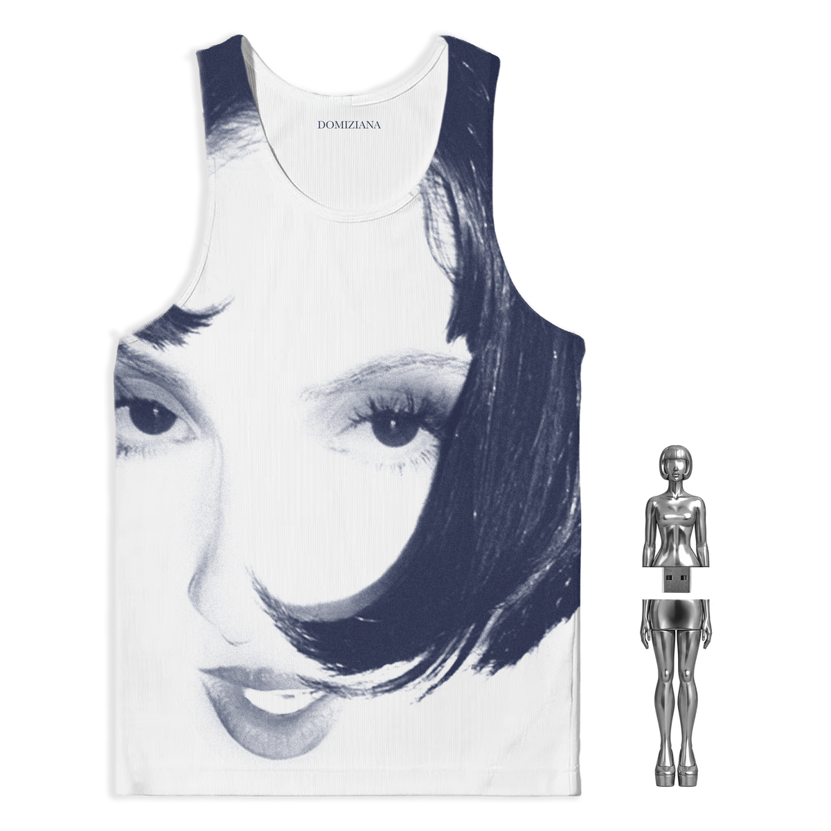 Domiziana – VELINA Album USB-Stick + Tanktop – Bundle